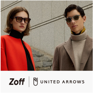 「Zoff」×「UNITED ARROWS」2024秋冬アイウェアコレクションが登場！